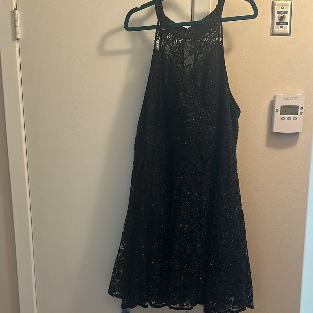 Torrid Black Halter Cocktail